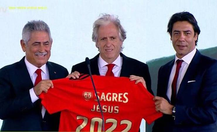 Jorge Jesus: 'Só um clube me tiraria do Flamengo', diz treinador em apresentação ao Benfica