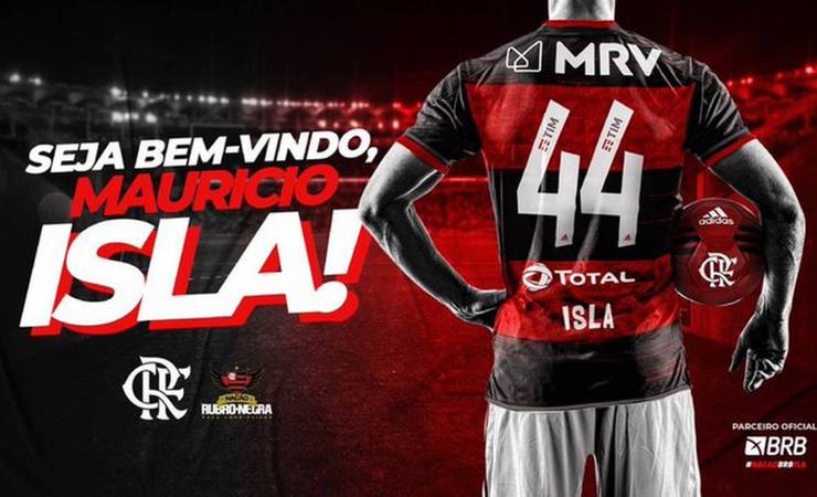 Flamengo anuncia oficialmente a contratação de Maurício Isla: 'Feliz em chegar ao Mengão'