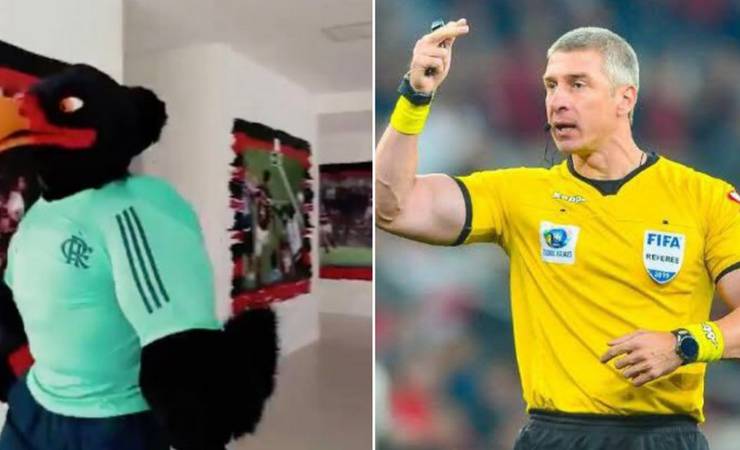 Flamengo lança novo mascote e torcida compara com juiz bombado: 'Daronco?'