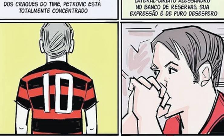 Gol de falta de Petkovic completa 20 anos e ganha versão em quadrinhos. Leia a história completa: