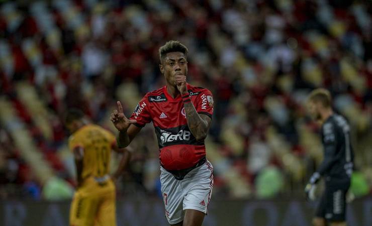 Protagonista da vitória do Flamengo sobre o Barcelona, Bruno Henrique já participou de 8 gols em 9 jogos na Libertadores
