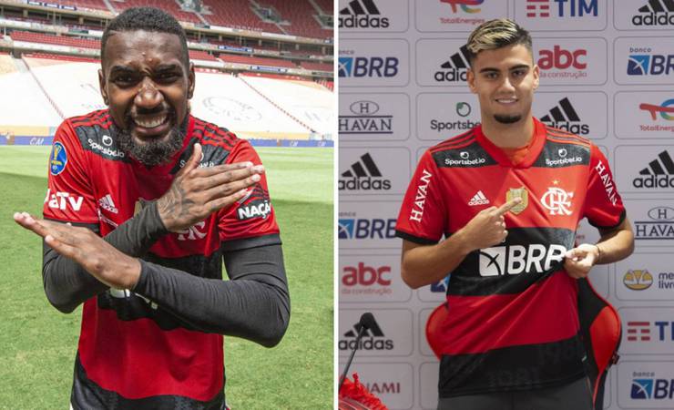 Andreas Pereira x Gerson: compare os números dos coringas do Flamengo até aqui