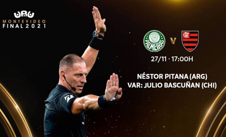 Flamengo x Palmeiras: Néstor Pitana apita a final da Libertadores; confira a equipe completa