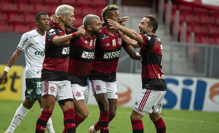 Com Gabi, Bruno Henrique, Arrascaeta e Éverton Ribeiro titulares, Flamengo tem aproveitamento que renderia liderança do Brasileirão
