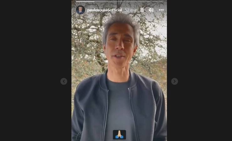 Na véspera de chegada ao Flamengo, Paulo Sousa agradece mensagens do público