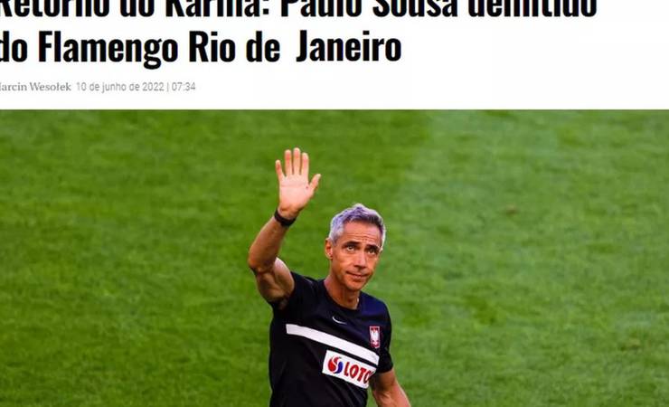 Imprensa da Polônia repercute demissão de Paulo Sousa do Flamengo: ‘O conheceram mais rápido do que suspeitava’