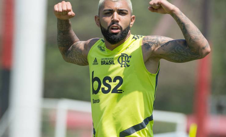 Mengão treina visando a partida contra o Cruzeiro