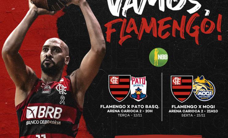 Ingressos à venda para os primeiros confrontos do FlaBasquete no Rio de Janeiro