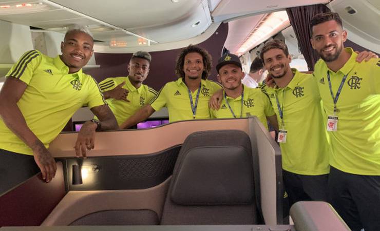 Flamengo viaja para a disputa do Mundial de Clubes