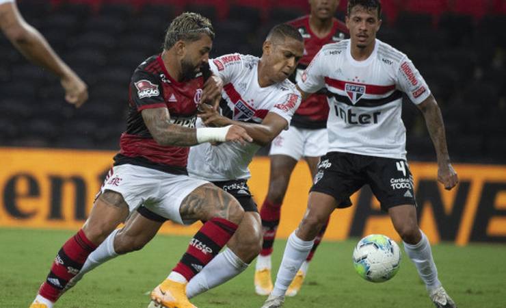 Flamengo perde para o São Paulo por 2 a 1 no primeiro jogo das quartas da Copa do Brasil
