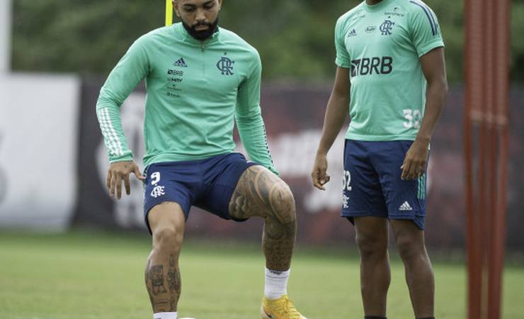 Flamengo finaliza preparação para o confronto contra o Santos, pelo Brasileiro