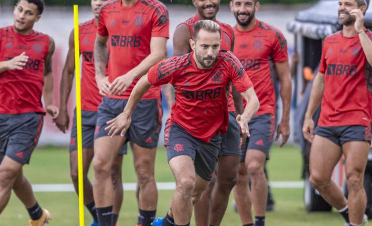 Flamengo realiza último treino antes da partida contra o Bangu