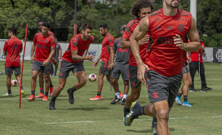 Flamengo encerra preparação para o jogo contra o Madureira, pelo Cariocão