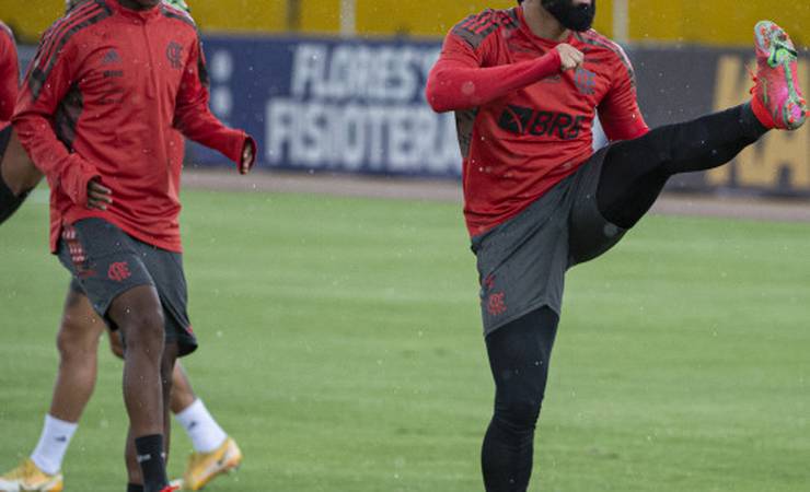 No Equador, Flamengo faz últimos ajustes antes da partida contra a LDU
