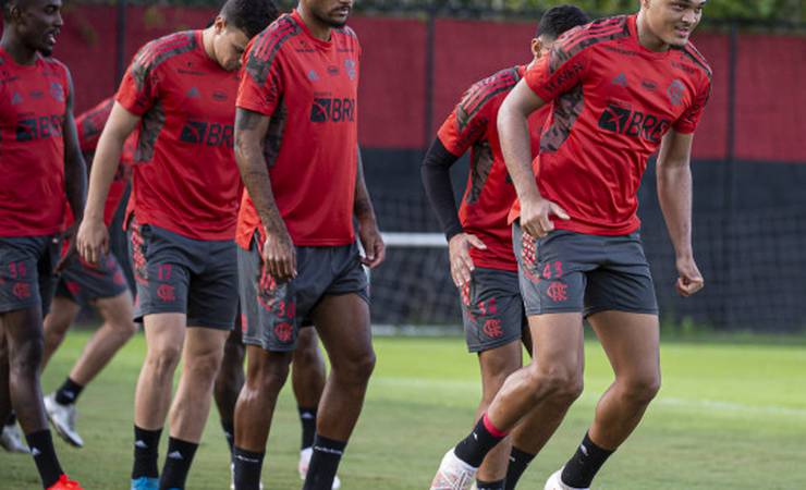 Flamengo realiza último treino antes do jogo da volta contra o Coritiba, pela Copa do Brasil