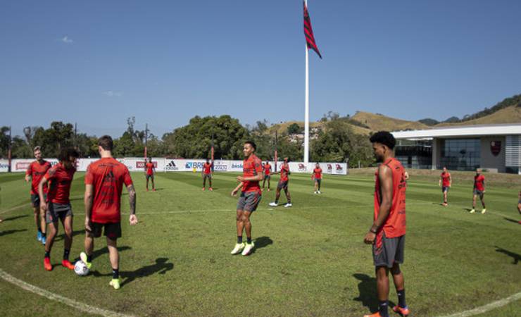 Flamengo finaliza a preparação para duelo contra o Olimpia, em Brasília