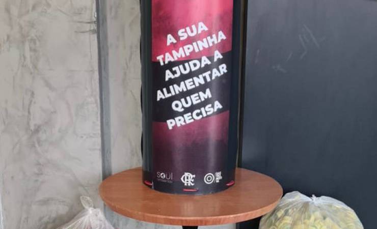 Primeira remessa de tampinhas para reciclagem é recolhida no CT