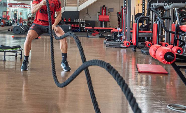 Flamengo encerra a preparação para a partida contra o Athletico-PR, pelo Brasileirão