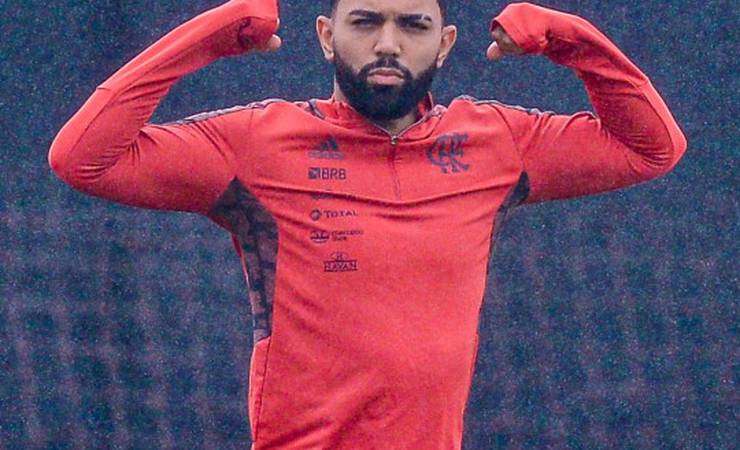Flamengo encerra a preparação para encarar o Athletico-PR, em Curitiba