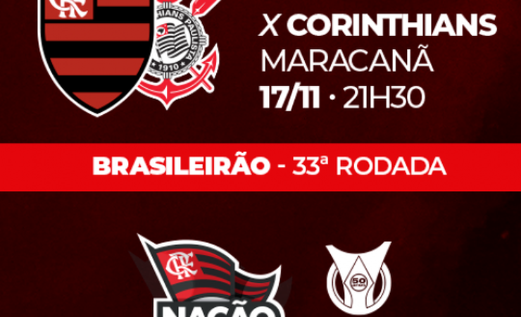 Venda de ingressos para Flamengo x Corinthians começa nesta sexta-feira (12), às 13h
