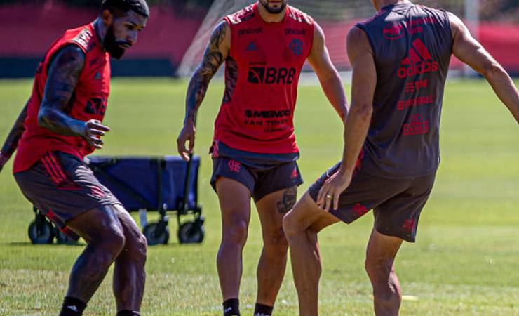 Flamengo segue a preparação para o clássico contra o Vasco, no domingo