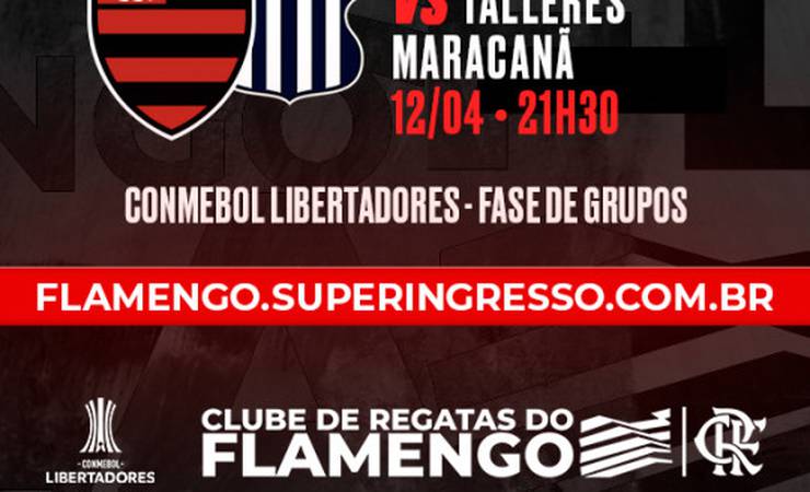 Está chegando a hora: saiba como garantir o seu ingresso para Flamengo x Talleres-ARG