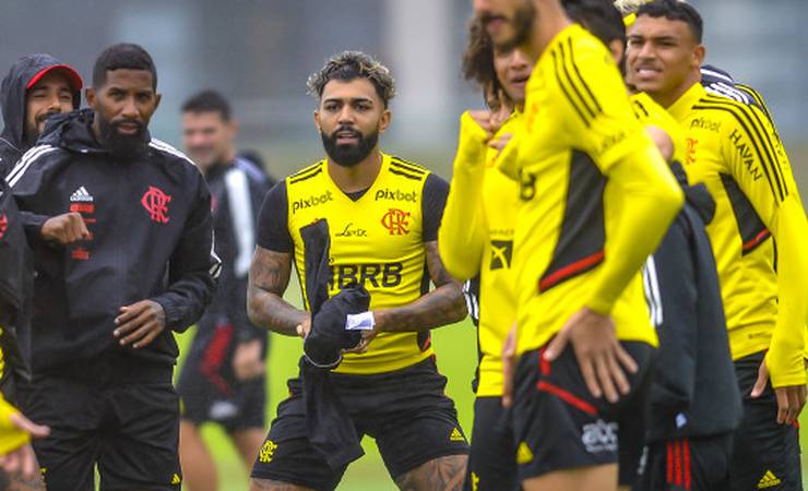 Flamengo encerra preparação no Ninho do Urubu, visando a partida diante do Fortaleza