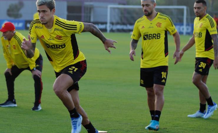 Flamengo finaliza a preparação para a partida contra o Santos, pelo Brasileirão