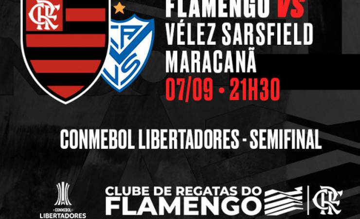 Flamengo x Vélez: informações sobre ingressos para a CONMEBOL Libertadores