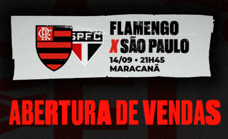 Copa do Brasil: informações sobre ingressos para jogo de volta entre Flamengo e São Paulo