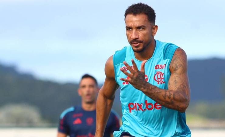 Danilo intensifica treinos físicos para reverter baixa minutagem no Flamengo antes de jogo decisivo