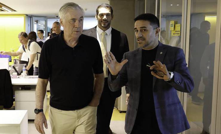 A comissão de Ancelotti observa Flamengo em dois clássicos até a Data Fifa de outubro