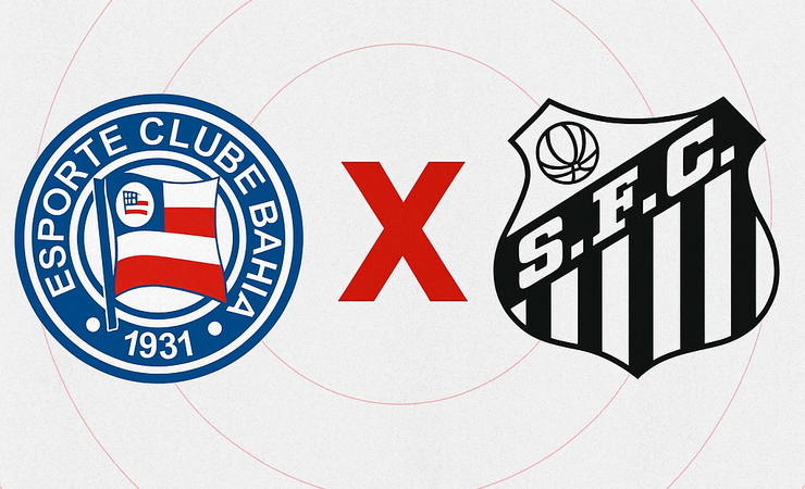 Bahia enfrenta Santos na Arena Fonte Nova em busca de manter invencibilidade no Brasileirão