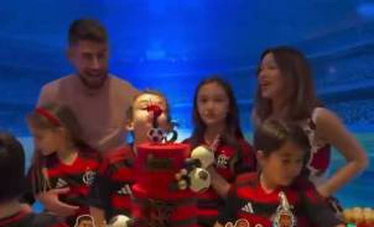 Aniversário de Jax, filho de Jorginho, celebra amor pelo Flamengo com festa temática