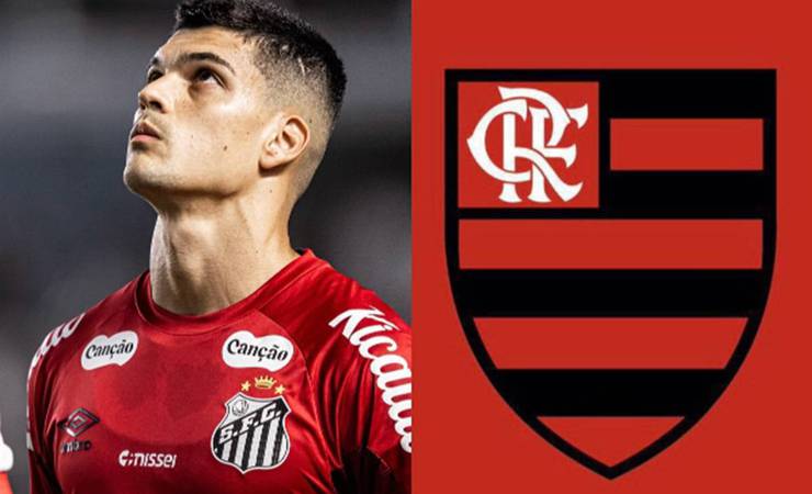 Santos recusa proposta de 7 milhões de euros do Flamengo por Gabriel Brazão