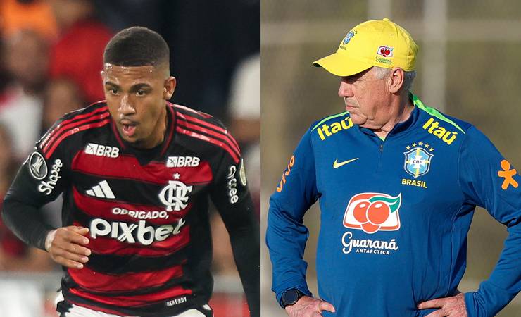 Ancelotti e Samuel Lino se encontram no Rio e geram especulações sobre convocação