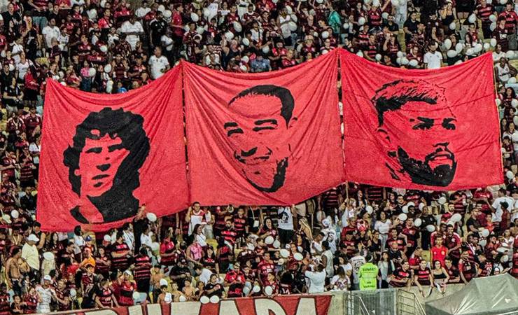 Cinco bandeirões icônicos da torcida do Flamengo que marcaram a história no Maracanã