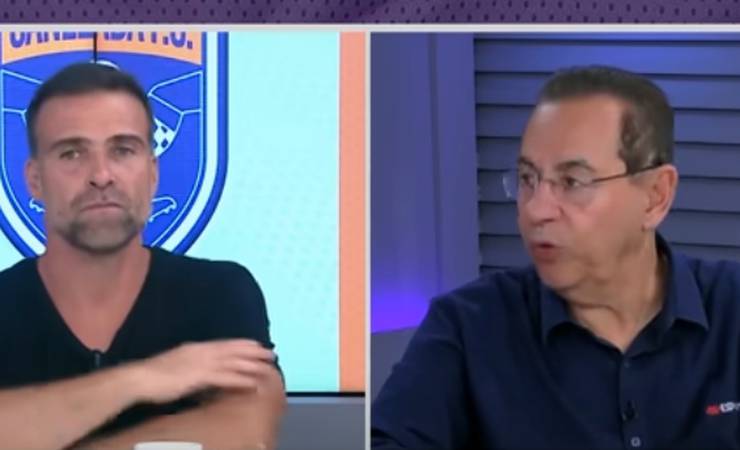 Pilhado e Flávio Prado discutem polêmica de pênalti em empate entre Flamengo e Grêmio