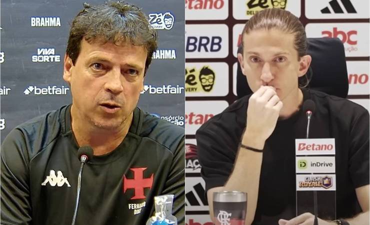 Filipe Luís e Fernando Diniz analisam empate entre Flamengo e Vasco no Maracanã