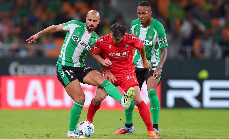 Natan se destaca na defesa e ajuda Real Betis a vencer Osasuna por 2 a 0 na La Liga