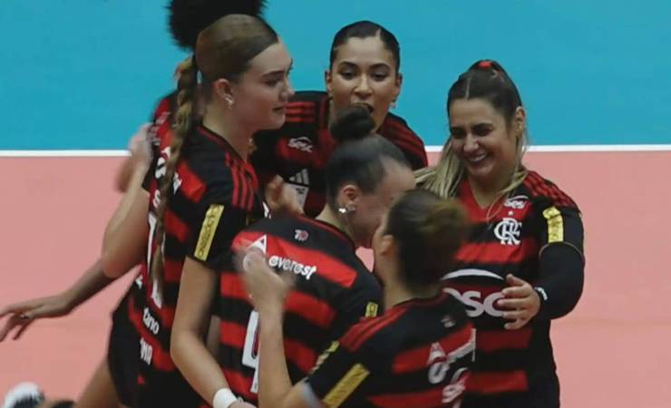 Sesc Flamengo vence Sancor Maringá por 3 sets a 0 na estreia da Taça Brasil