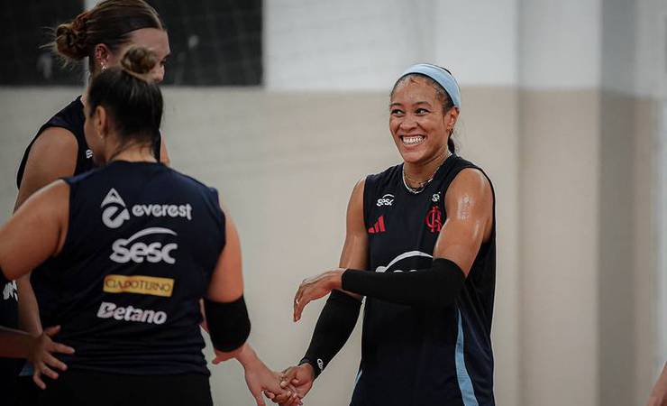 Sesc Flamengo inicia temporada com vitória de 4 sets a 0 sobre Batavo Mackenzie em jogo-treino