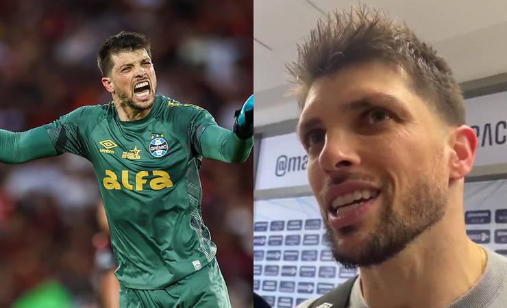 Tiago Volpi marca pênalti e garante empate do Grêmio contra o Flamengo no Maracanã