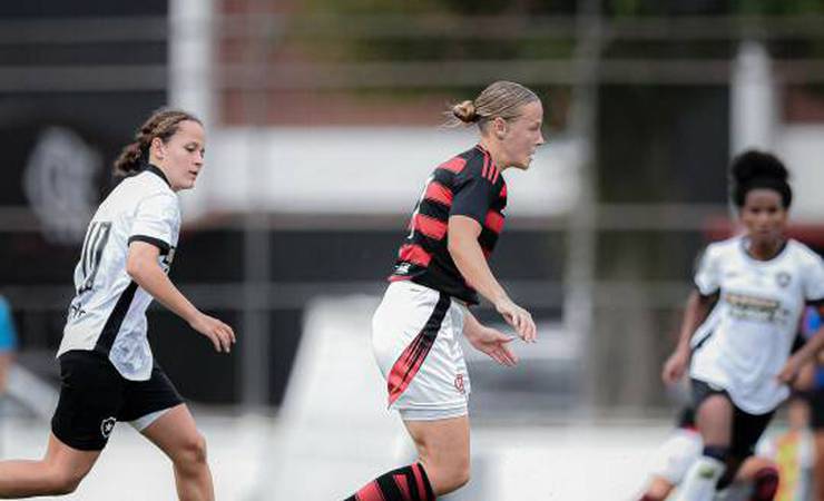 Flamengo e Botafogo empatam em 1 a 1 e avançam para a semifinal do Carioca Feminino Sub-20