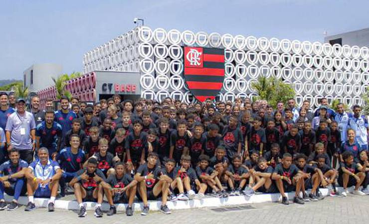 Festival de Parceiros do Flamengo reúne 100 jovens atletas no CT George Helal