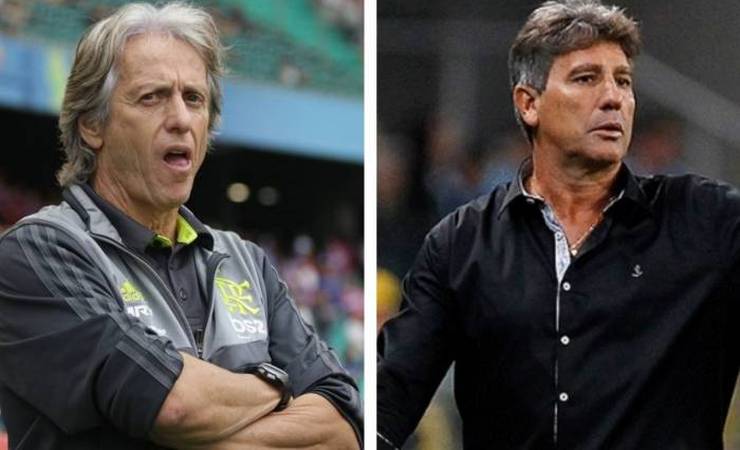 Flamengo x Grêmio marca encontro entre Renato Gaúcho e Jorge Jesus. Quem é melhor? Vote!
