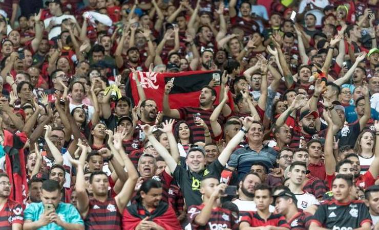 Torcida do Flamengo é responsável por 67% da renda contra o Fortaleza mesmo como visitante