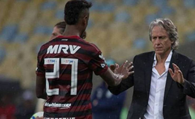 Comentarista afirma que Bruno Henrique, do Flamengo, quer trabalhar novamente com Jorge Jesus