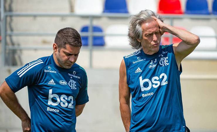 Jorge Jesus quer levar chefe do departamento médico, fisioterapeuta e preparador físico do Flamengo para o Benfica