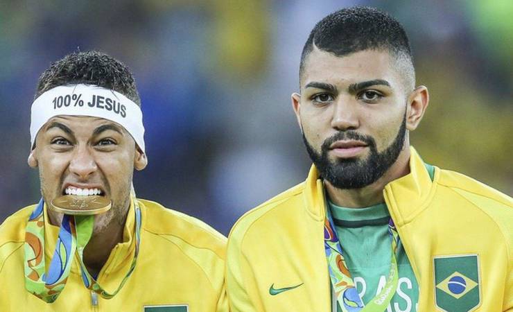 Jornalista afirma que Gabigol só está abaixo de Neymar entre atacantes da seleção brasileira